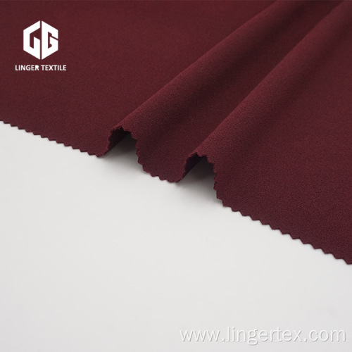 Twisted 100D Polyester Spandex Knit Crepe Fabric